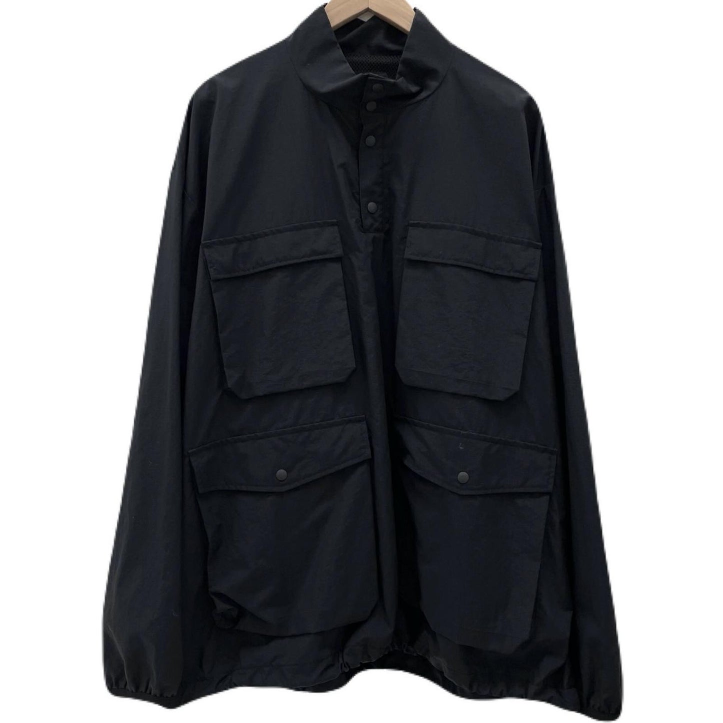 【中古】S.F.C | エスエフシー ストライプフォークリエイティブ　PULLOVER JACKET ナイロンジャケット ブラック サイズ：XL【尾張小牧店】