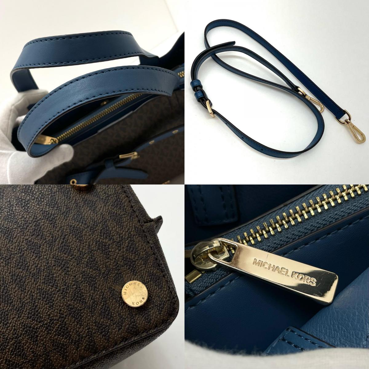 Michael Kors | マイケルコース その他バッグ 35F0GU5S3B ブラウン×ブルー【尾張小牧店】