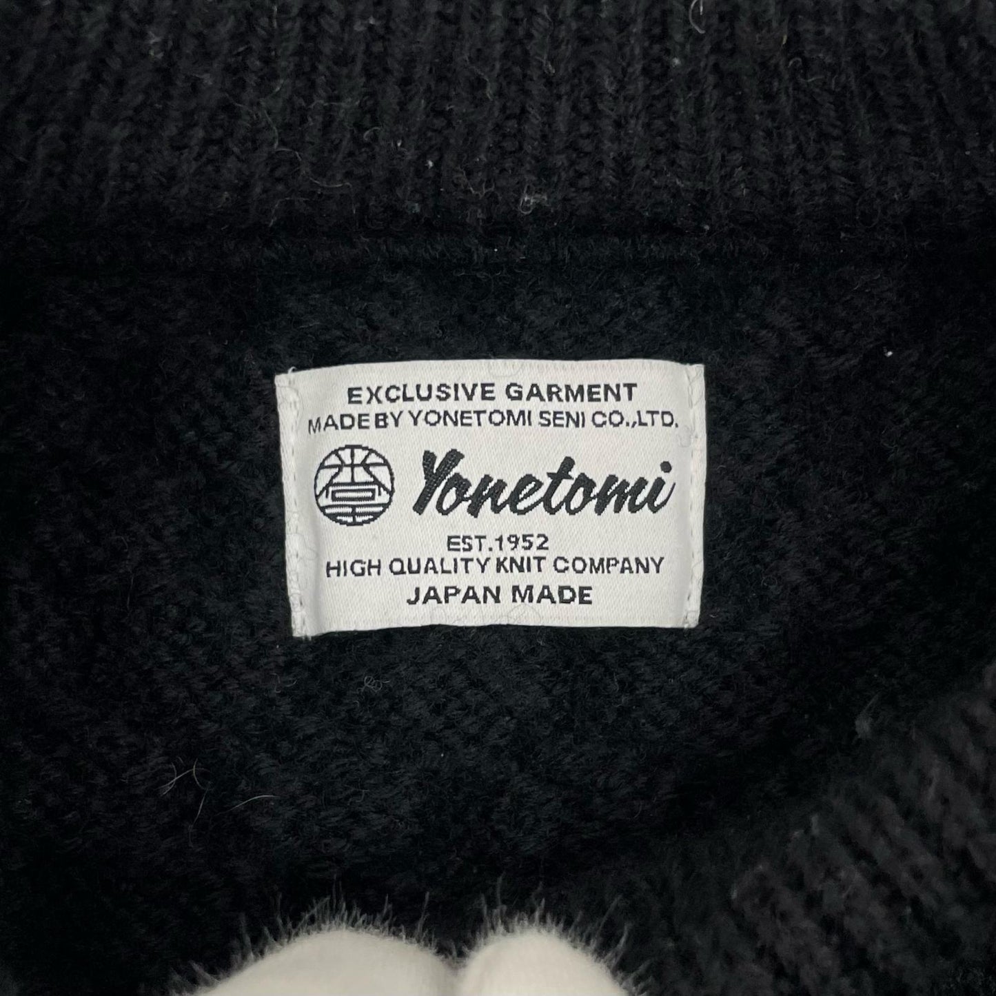 REBORN WOOL ARAN KNIT PULLOVER セーター ブラック サイズ：4【尾張小牧店】