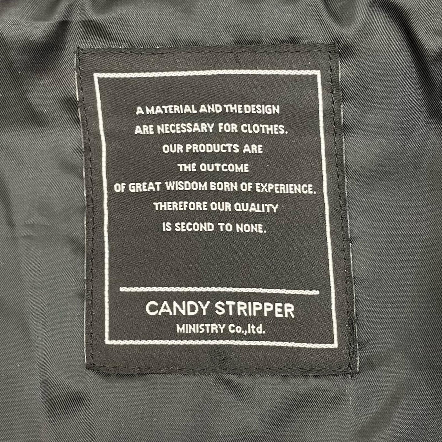 CANDY STRIPPER | キャンディストリッパー その他アウター ブラック×ホワイト サイズ：2【尾張小牧店】