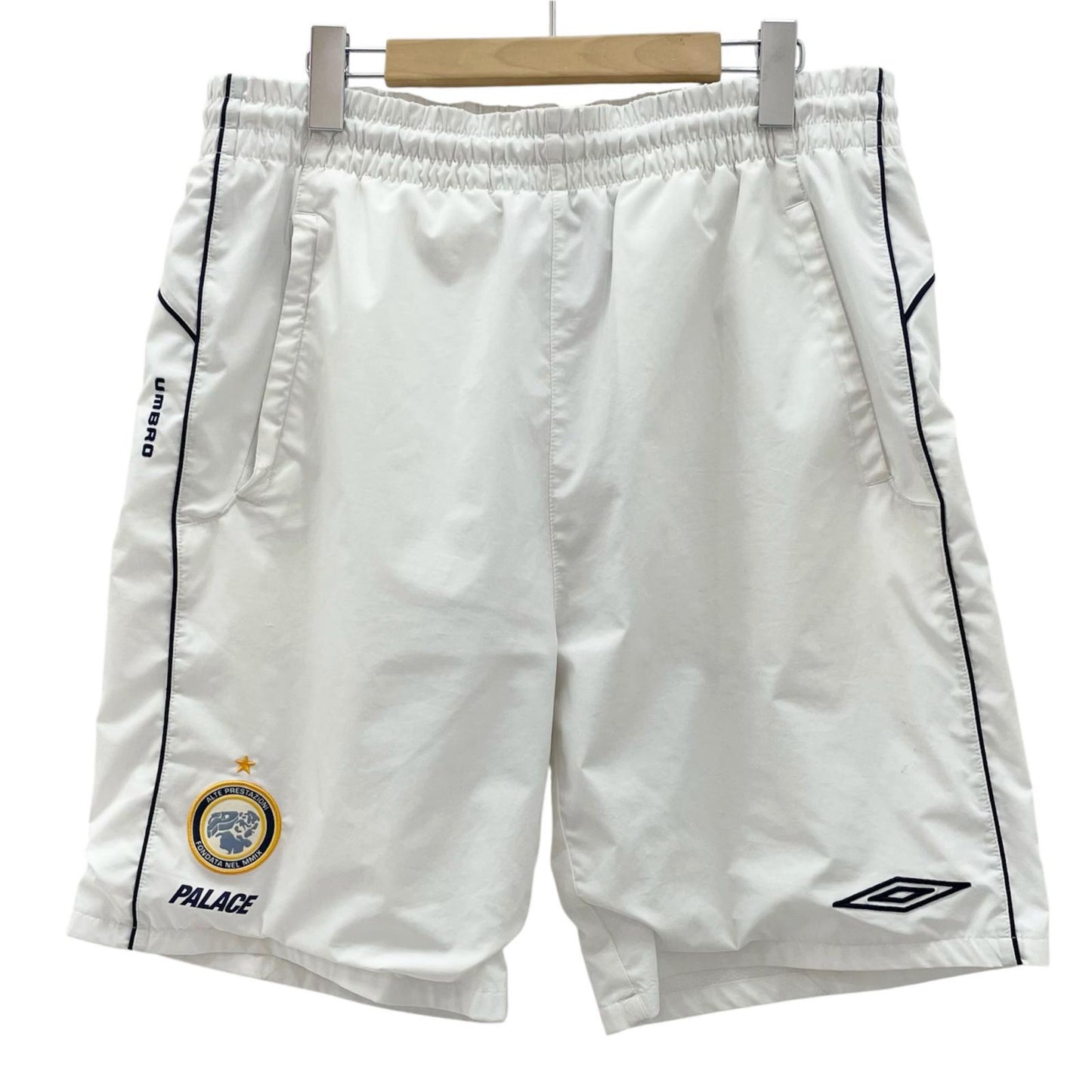 【中古】PALACE SKATEBOARDS×UMBRO | パレススケートボード×アンブロ　ハーフパンツ ショートパンツ ホワイト サイズ：M【尾張小牧店】