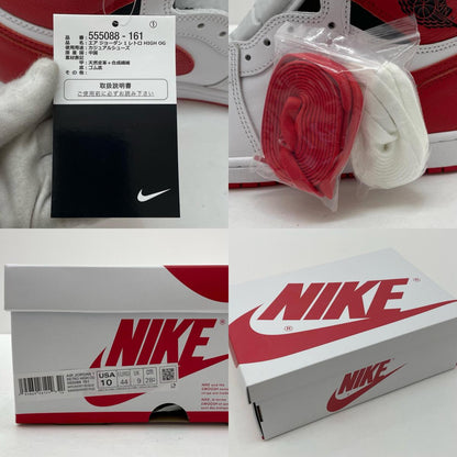 NIKE | ナイキ Air Jordan 1 High OG スニーカー 555088-161 レッド×ホワイト×ブラック 28cm