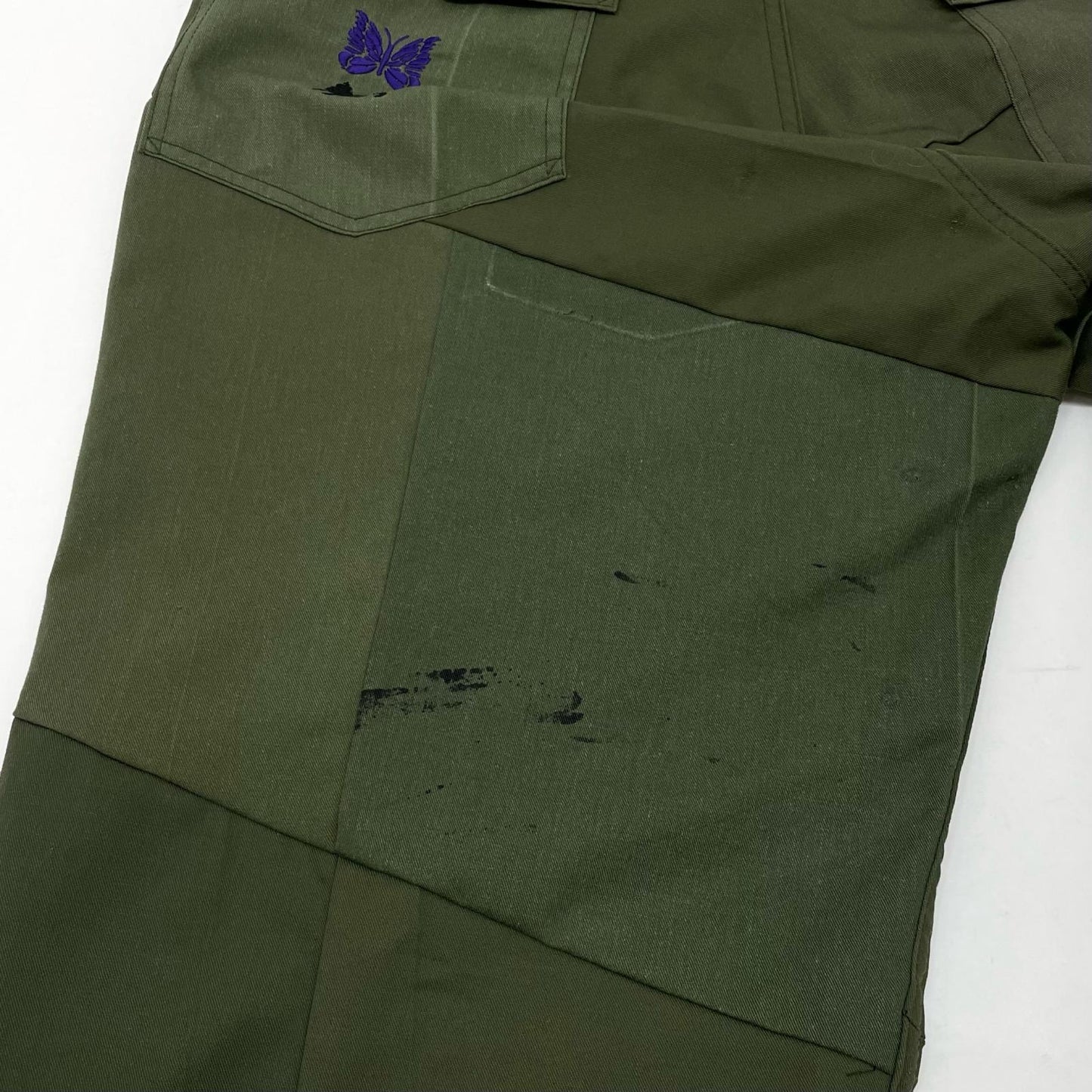 Needles | ニードルス Rebuild Fatigue Pant “Peace To パンツ 2026-PA9-006 カーキ サイズ：M【尾張小牧店】