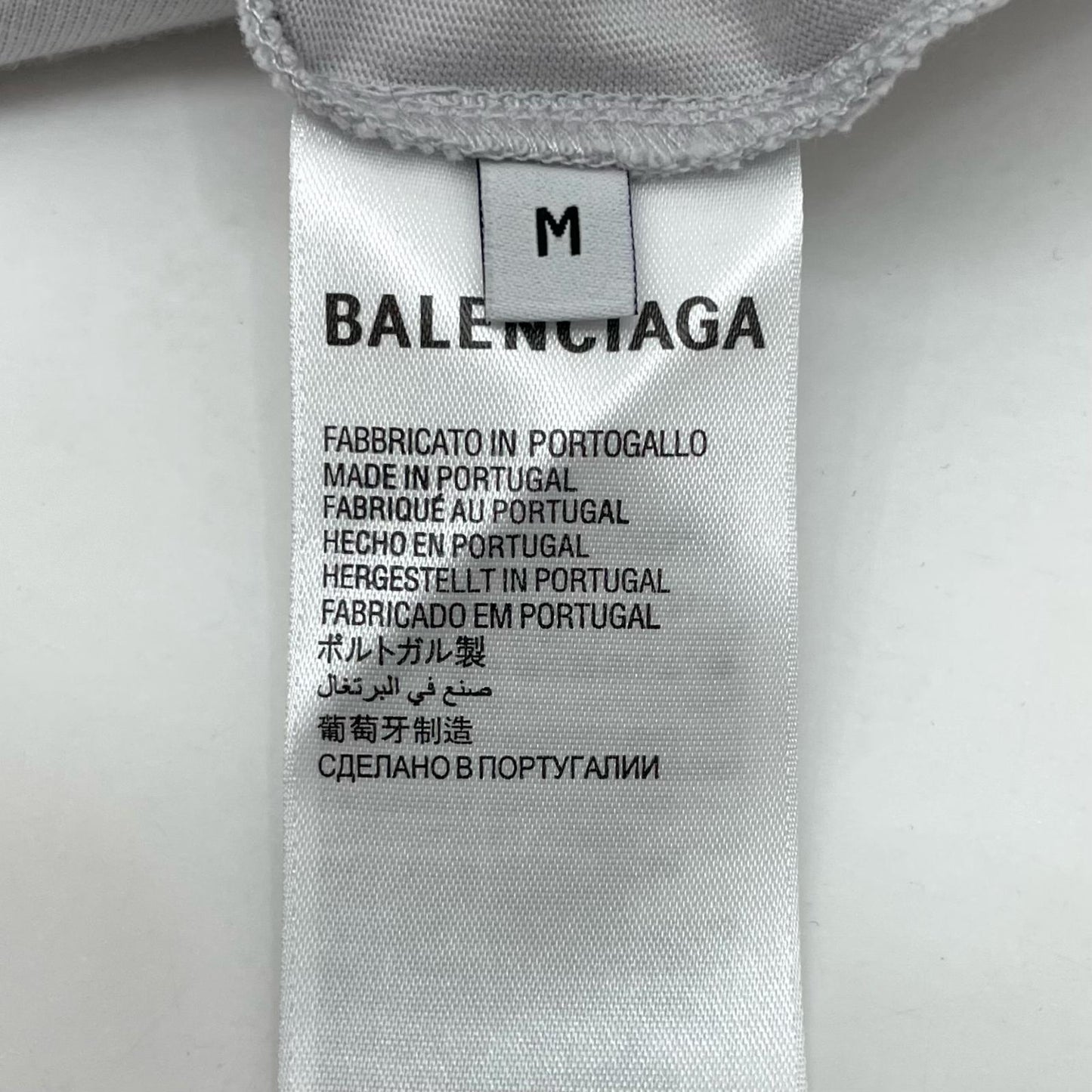 BALENCIAGA | バレンシアガ Authentic T-Shirt 半袖Ｔシャツ 641675 TMVA9 グレー サイズ：M【尾張小牧店】