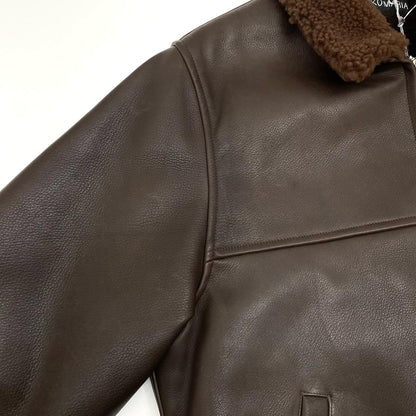 WACKOMARIA | ワコマリア LEATHER BOA JACKET レザー 25FW-WMO-BL01 ブラウン サイズ：M【尾張小牧店】