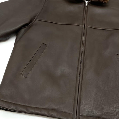WACKOMARIA | ワコマリア LEATHER BOA JACKET レザー 25FW-WMO-BL01 ブラウン サイズ：M【尾張小牧店】