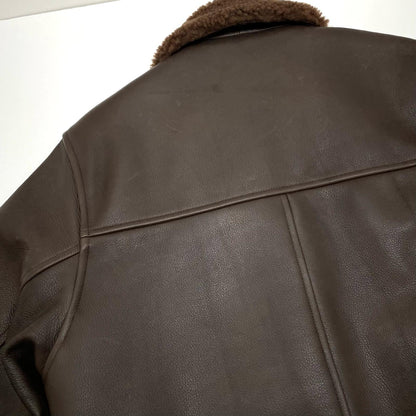 WACKOMARIA | ワコマリア LEATHER BOA JACKET レザー 25FW-WMO-BL01 ブラウン サイズ：M【尾張小牧店】