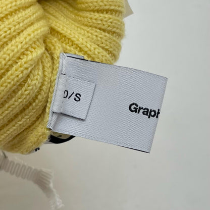 Graphpaper | グラフペーパー Mercerized Fine Wool Knit Layered Gloves 手袋 GL253-90467 イエロー【尾張小牧店】