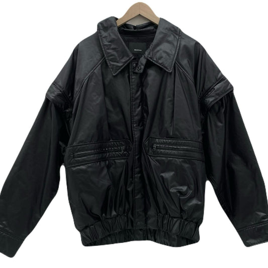 08sircus | ゼロエイトサーカス Wax vintage padded detachable short blouson ブルゾン S24AW-OT06 ブラック サイズ：4【尾張小牧店】