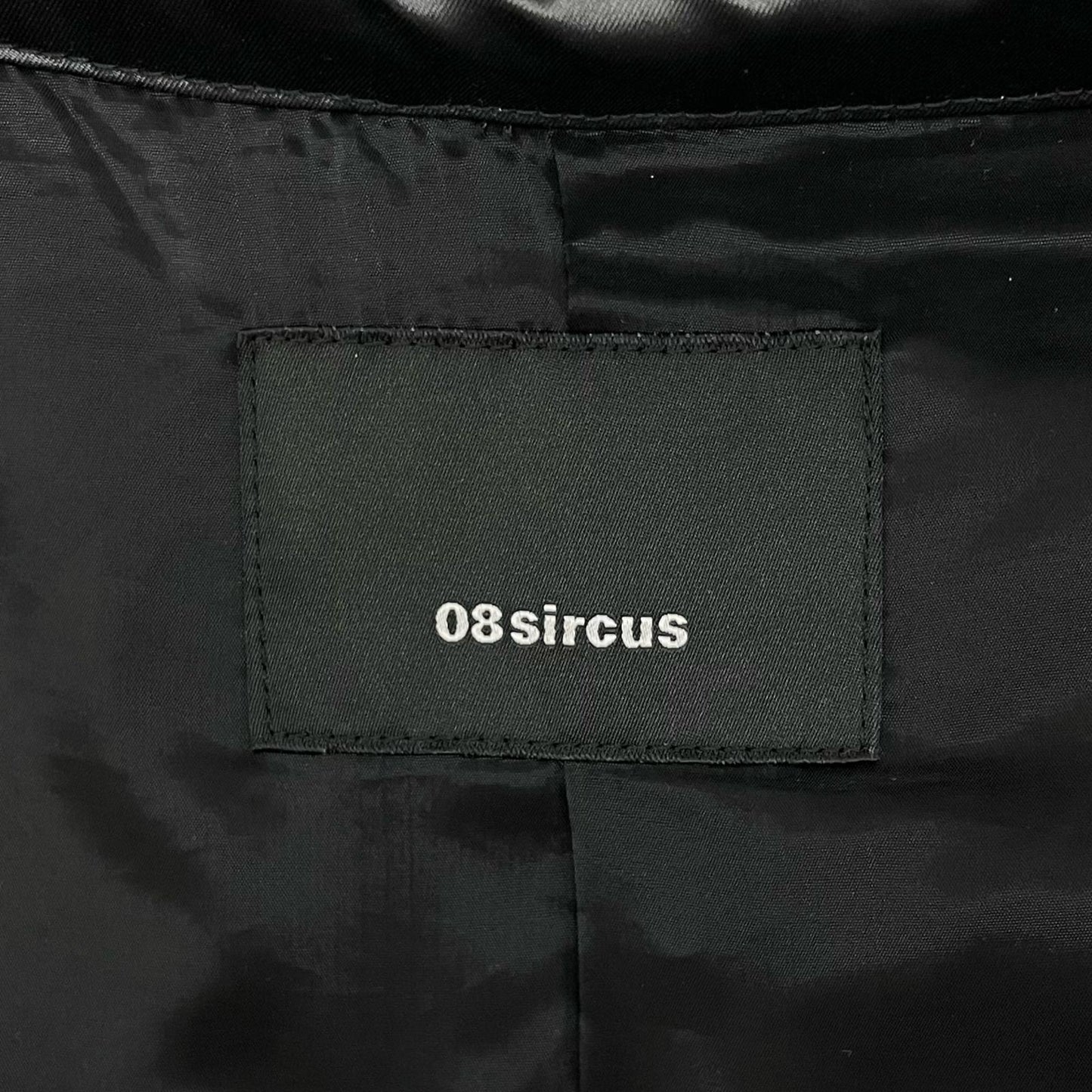 08sircus | ゼロエイトサーカス Wax vintage padded detachable short blouson ブルゾン S24AW-OT06 ブラック サイズ：4【尾張小牧店】
