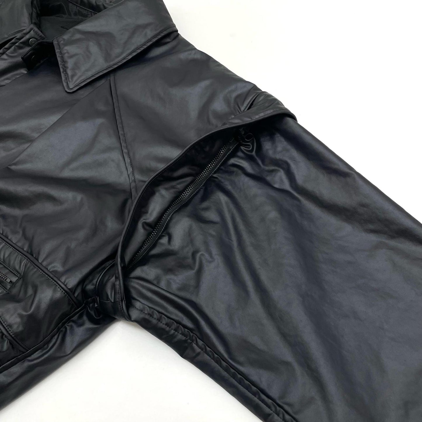 08sircus | ゼロエイトサーカス Wax vintage padded detachable short blouson ブルゾン S24AW-OT06 ブラック サイズ：4【尾張小牧店】