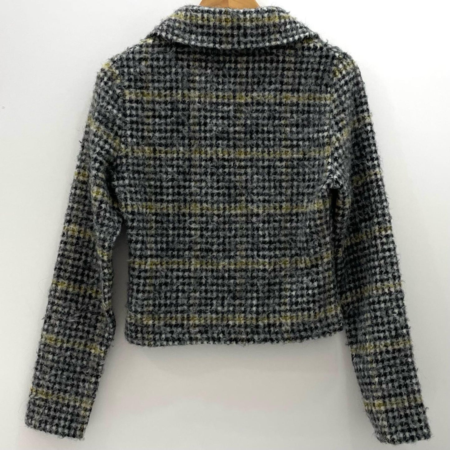 Our Legacy | アワーレガシー SLIM ZIP LONGSLEEVE カーディガン W4236SPH ブラック×イエロー×ホワイト サイズ：38【尾張小牧店】