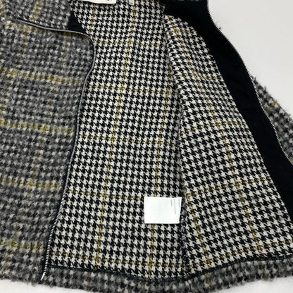 Our Legacy | アワーレガシー SLIM ZIP LONGSLEEVE カーディガン W4236SPH ブラック×イエロー×ホワイト サイズ：38【尾張小牧店】