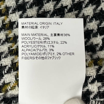 Our Legacy | アワーレガシー SLIM ZIP LONGSLEEVE カーディガン W4236SPH ブラック×イエロー×ホワイト サイズ：38【尾張小牧店】