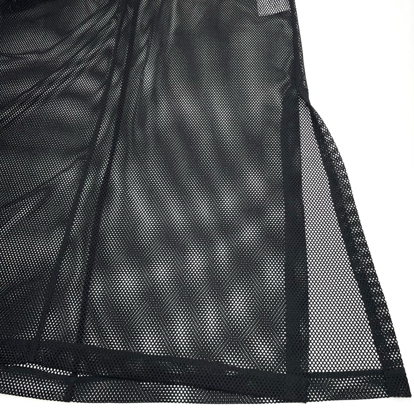 SHOULDER PATCH MESH DRESS ワンピース ID24S-OP05 ブラック サイズ：FreeSize【尾張小牧店】