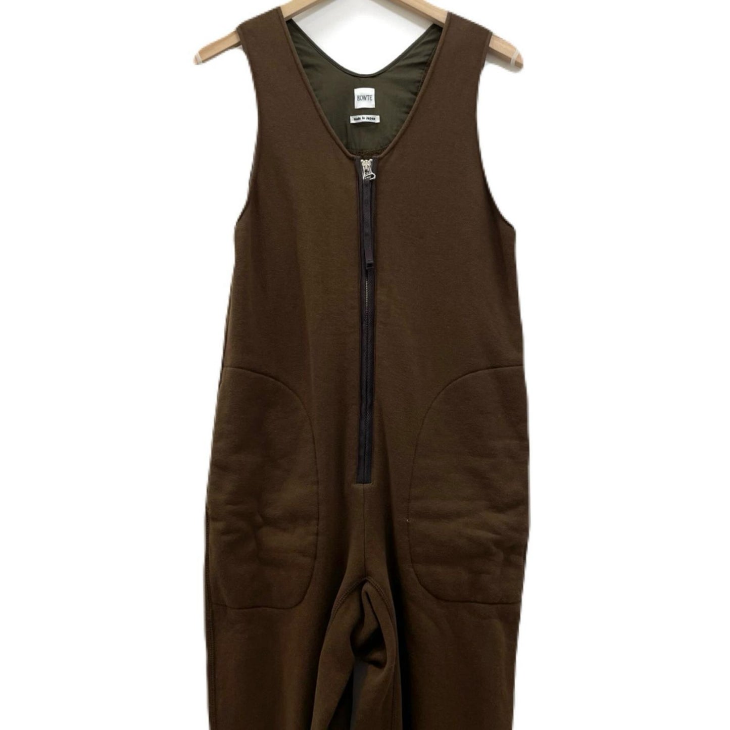 COTTON LOOP WHEEL ZIP ALL IN ONE ツナギ 241-02-0002 ブラウン【尾張小牧店】