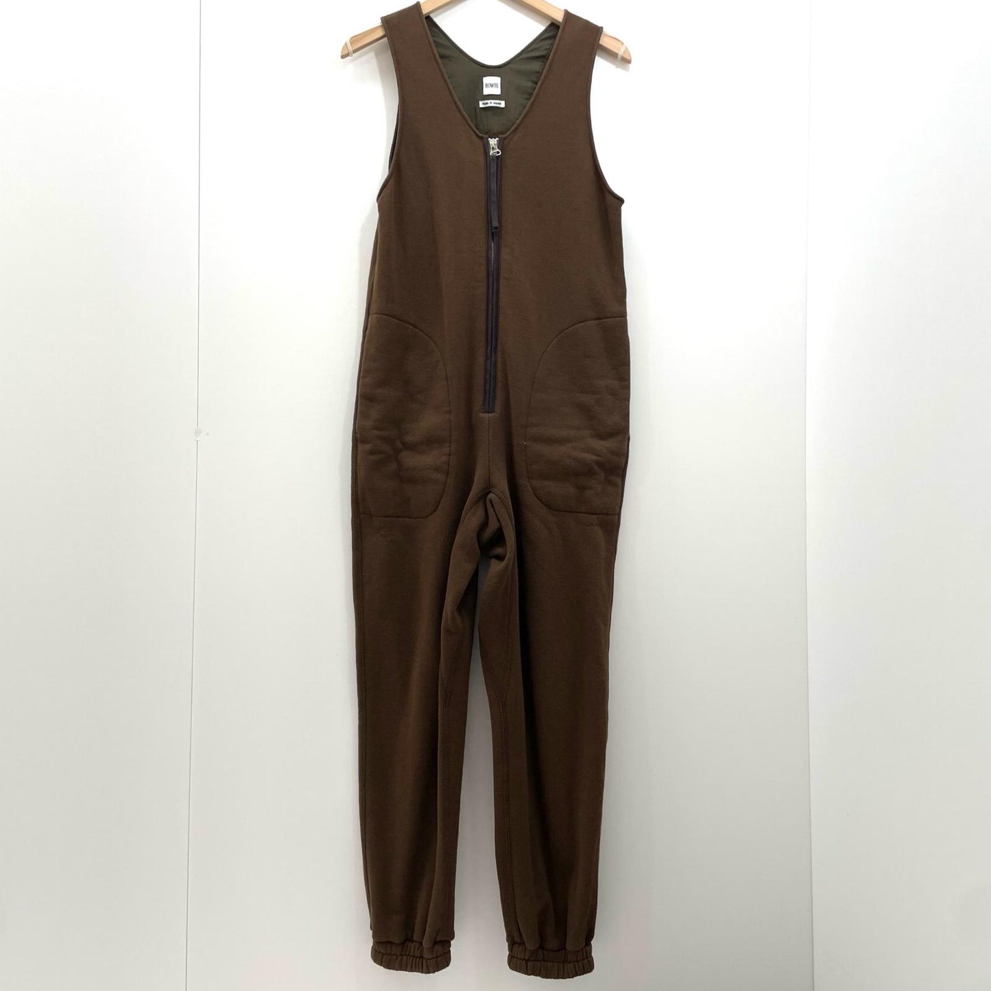 COTTON LOOP WHEEL ZIP ALL IN ONE ツナギ 241-02-0002 ブラウン【尾張小牧店】