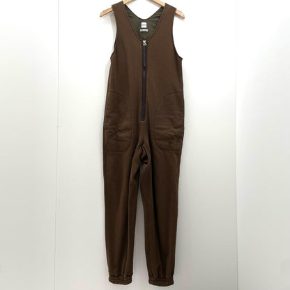 COTTON LOOP WHEEL ZIP ALL IN ONE ツナギ 241-02-0002 ブラウン【尾張小牧店】