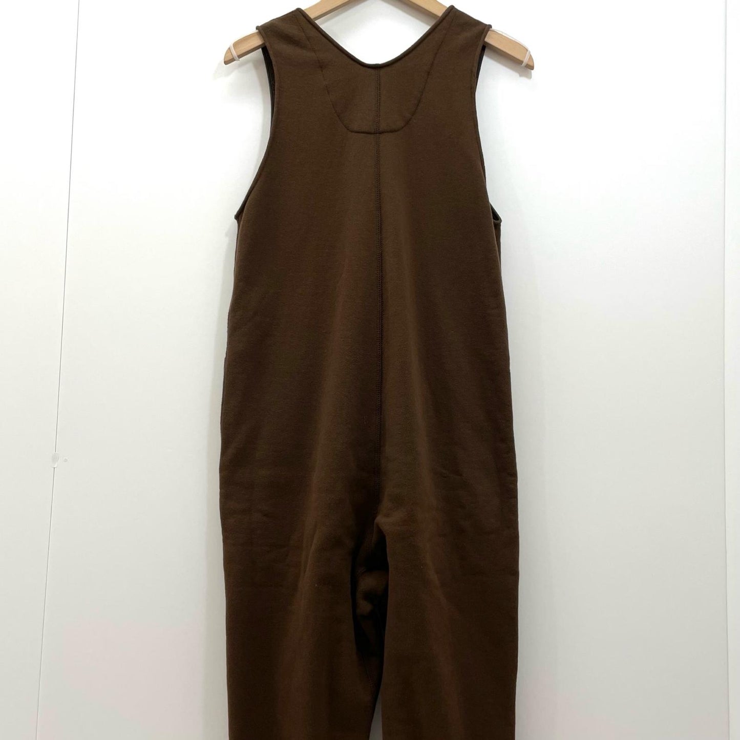COTTON LOOP WHEEL ZIP ALL IN ONE ツナギ 241-02-0002 ブラウン【尾張小牧店】