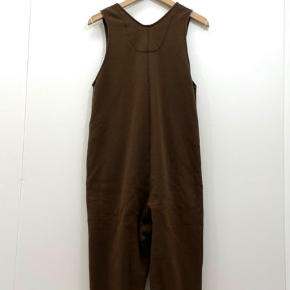COTTON LOOP WHEEL ZIP ALL IN ONE ツナギ 241-02-0002 ブラウン【尾張小牧店】