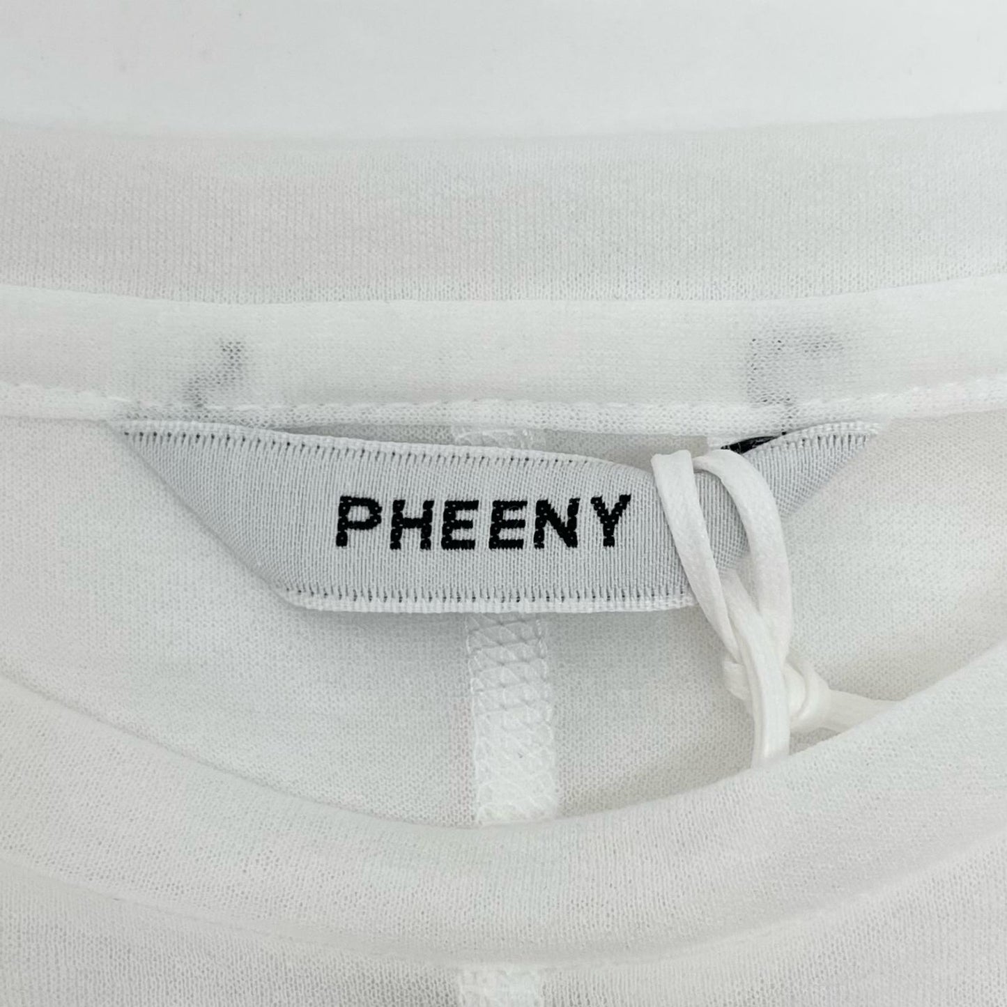 Cotton nylon sheer L/S with tie カットソー PS25-CS07 ホワイト サイズ：FreeSize【尾張小牧店】