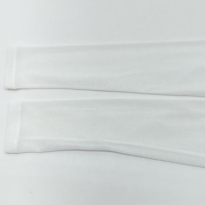 Cotton nylon sheer L/S with tie カットソー PS25-CS07 ホワイト サイズ：FreeSize【尾張小牧店】