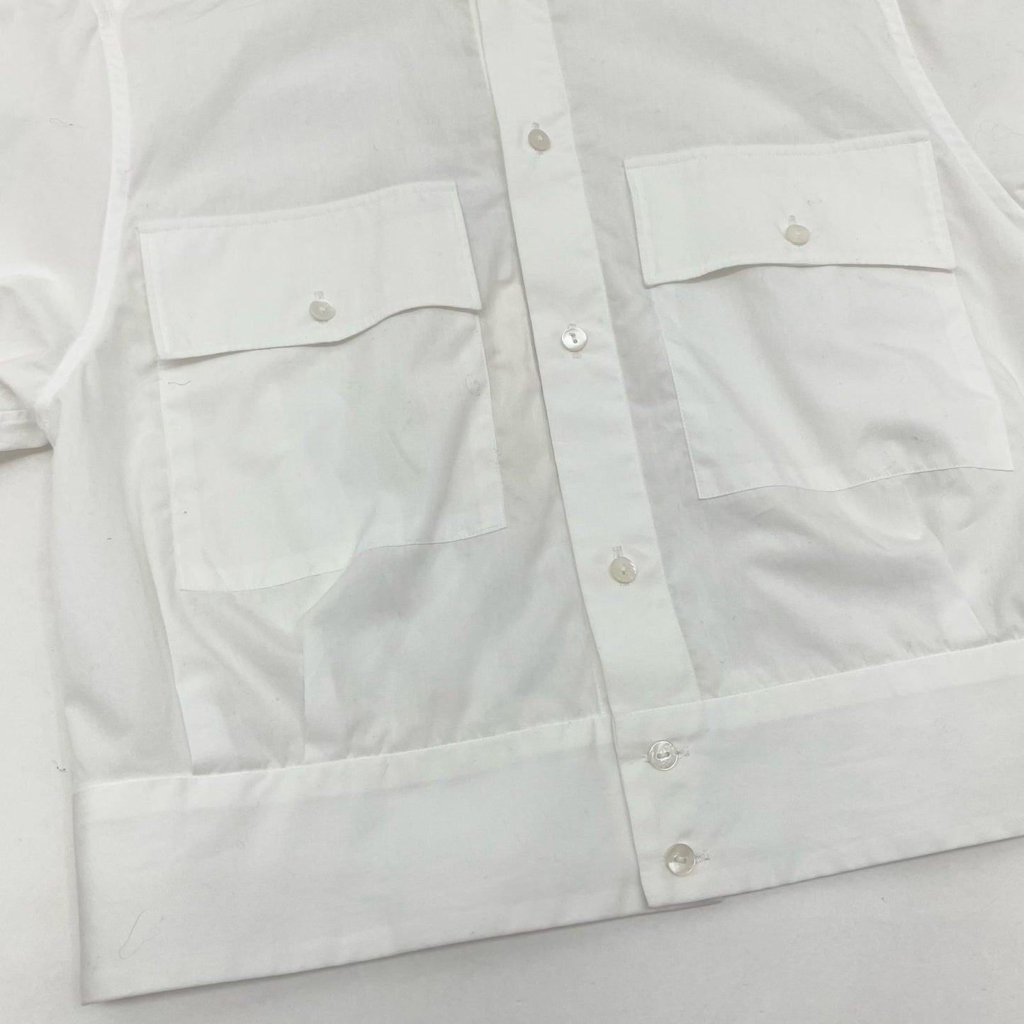 blurhms | ブラームス Chambray Short Jacket その他アウター BHSW25S17 ホワイト【尾張小牧店】
