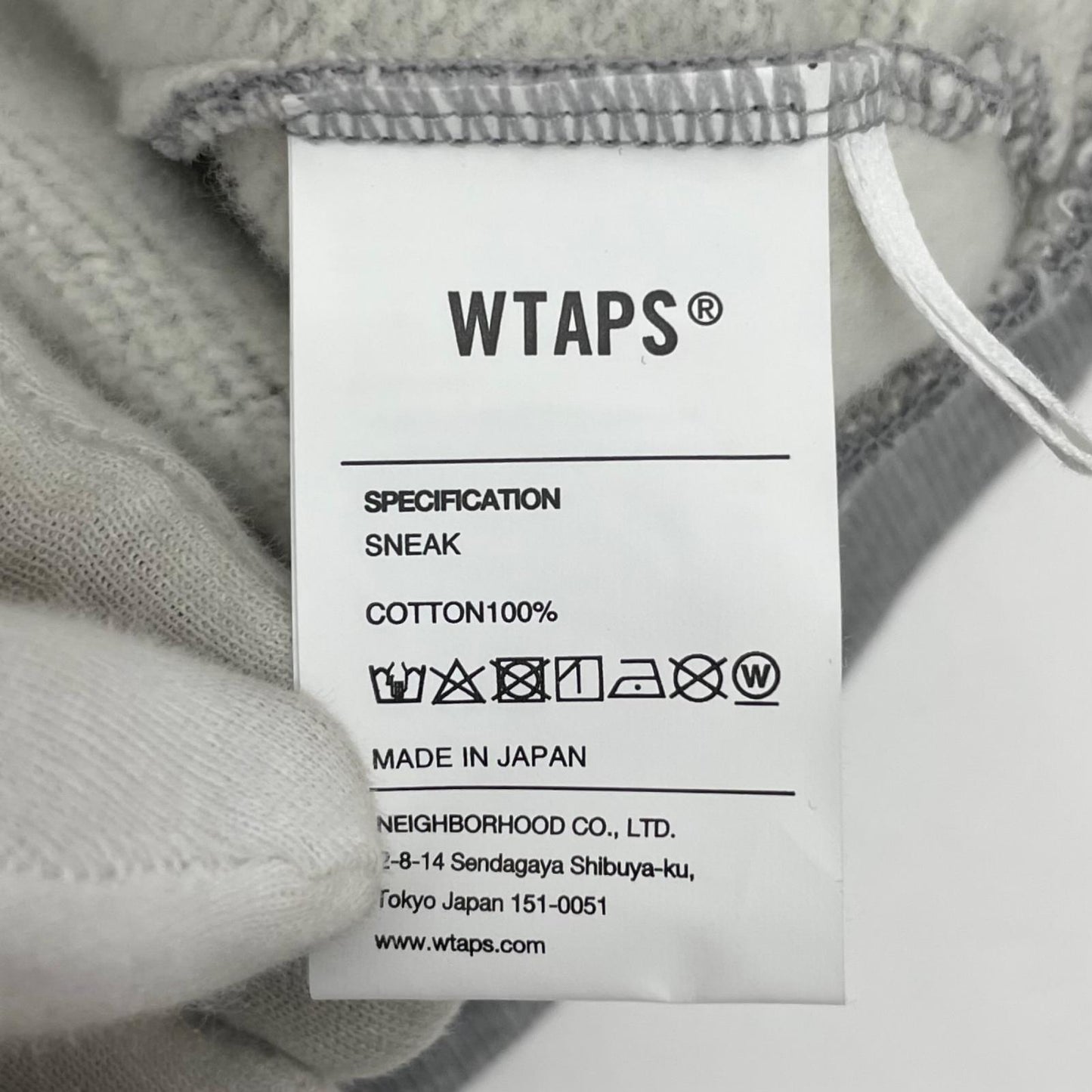 【中古】W)TAPS | ダブルタップス　25SS PMY / Hoody / Cotton　裏起毛 長袖パーカー グレー サイズ：4【尾張小牧店】