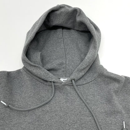 【中古】W)TAPS | ダブルタップス　25SS PMY / Hoody / Cotton　裏起毛 長袖パーカー グレー サイズ：4【尾張小牧店】