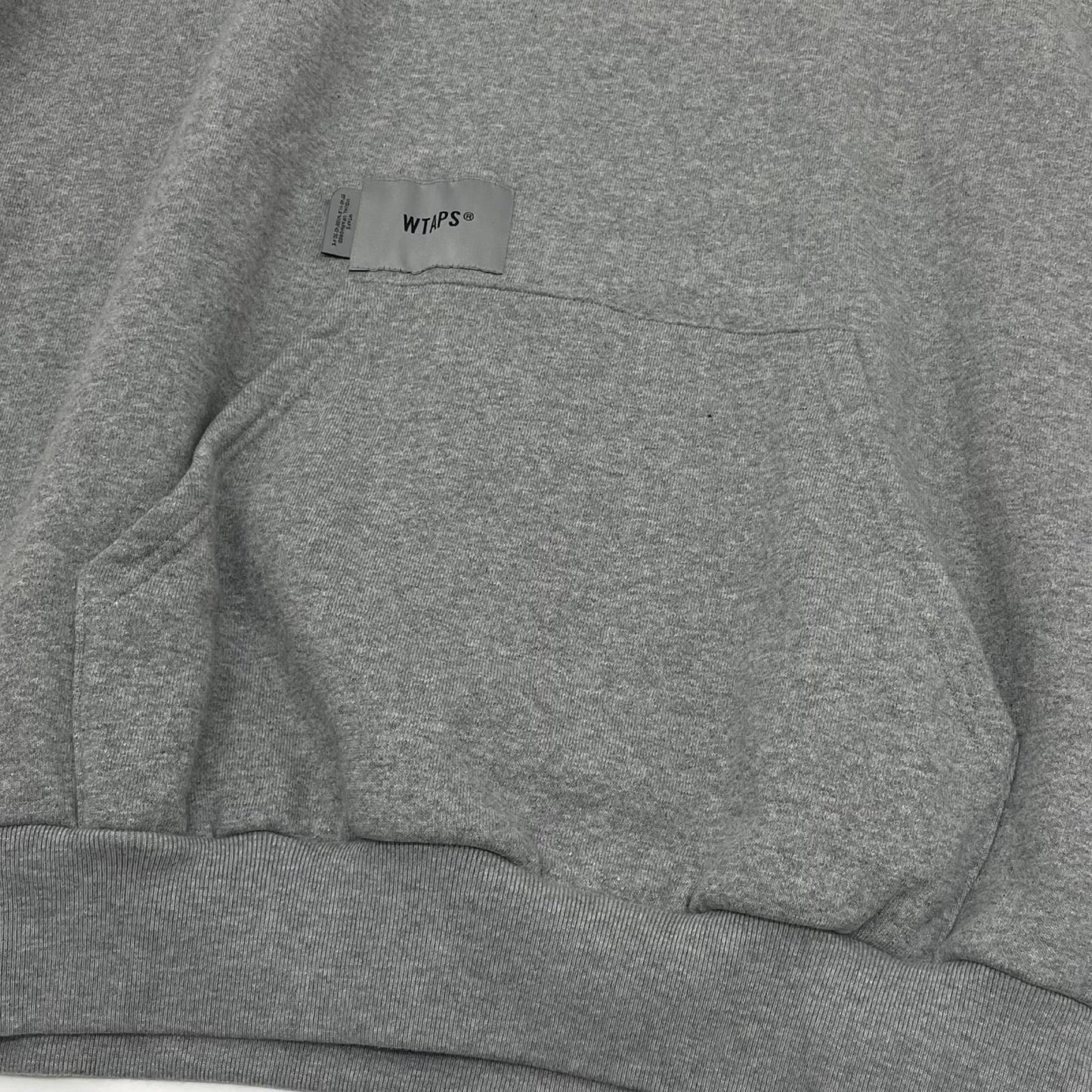 【中古】W)TAPS | ダブルタップス　25SS PMY / Hoody / Cotton　裏起毛 長袖パーカー グレー サイズ：4【尾張小牧店】