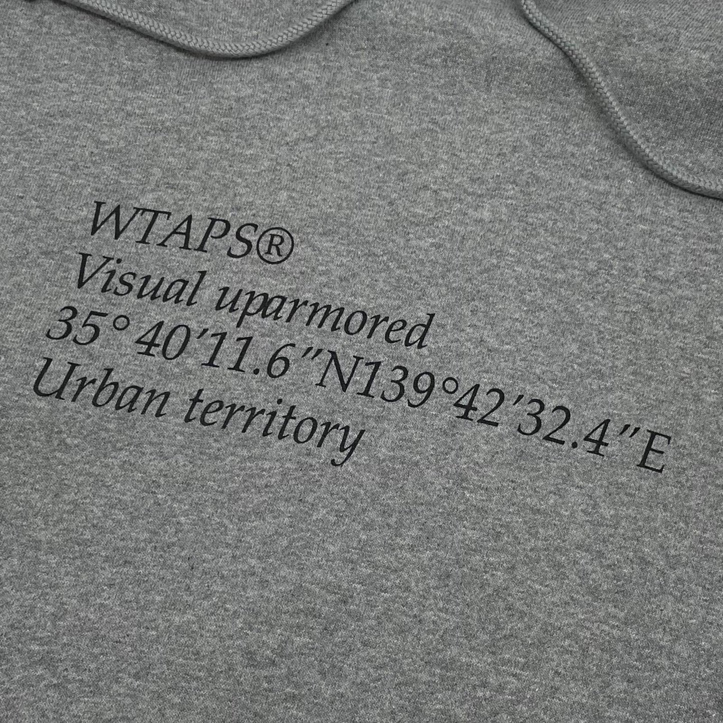 【中古】W)TAPS | ダブルタップス　25SS PMY / Hoody / Cotton　裏起毛 長袖パーカー グレー サイズ：4【尾張小牧店】