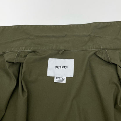 W)TAPS | ダブルタップス FLYERS/LS/COTTON.WEATHER 長袖シャツ 211BRDT-SHM03 オリーブ サイズ：2【尾張小牧店】