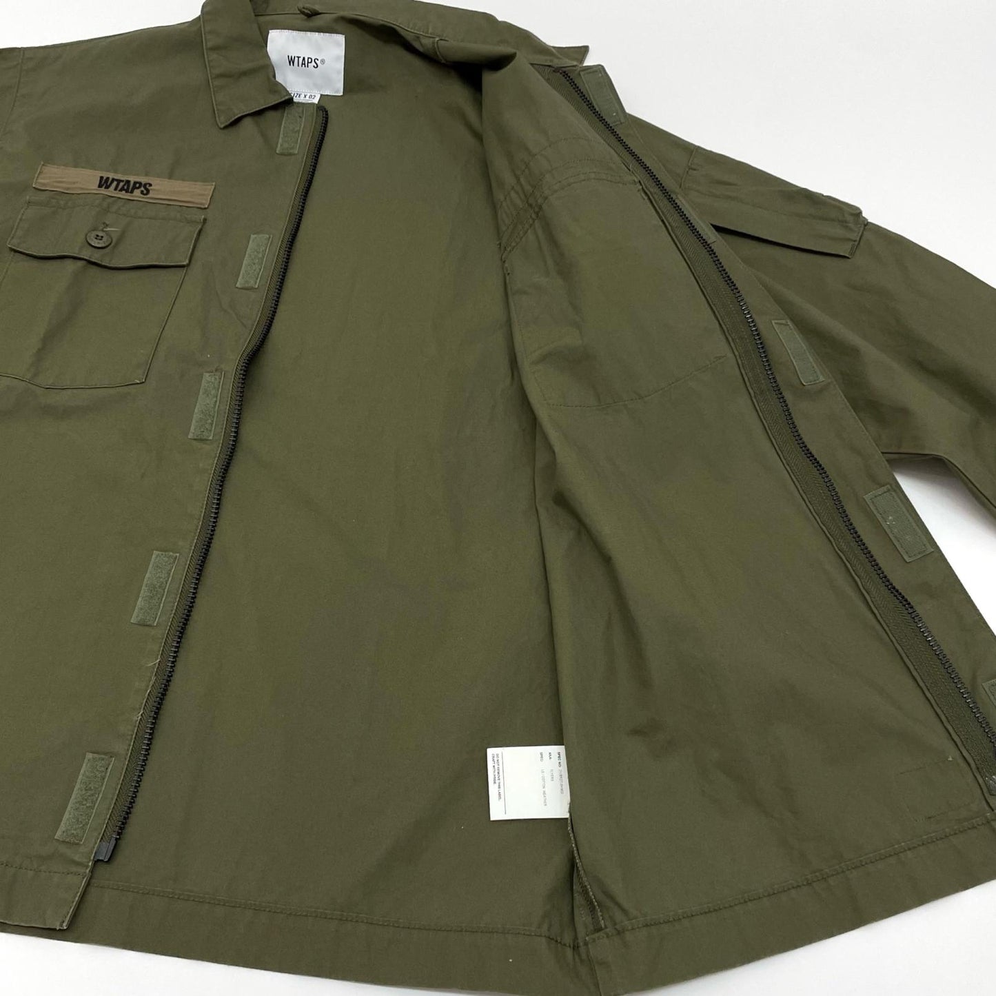 W)TAPS | ダブルタップス FLYERS/LS/COTTON.WEATHER 長袖シャツ 211BRDT-SHM03 オリーブ サイズ：2【尾張小牧店】