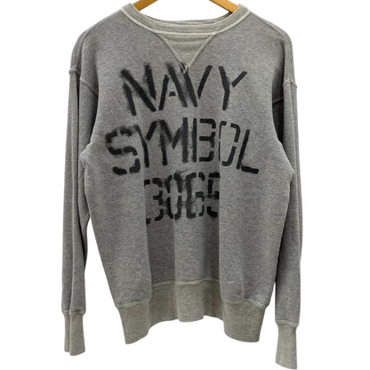 【中古】WARE HOUSE | ウェアハウス　NAVY SYMBOL 長袖スウェット グレー サイズ：42【尾張小牧店】