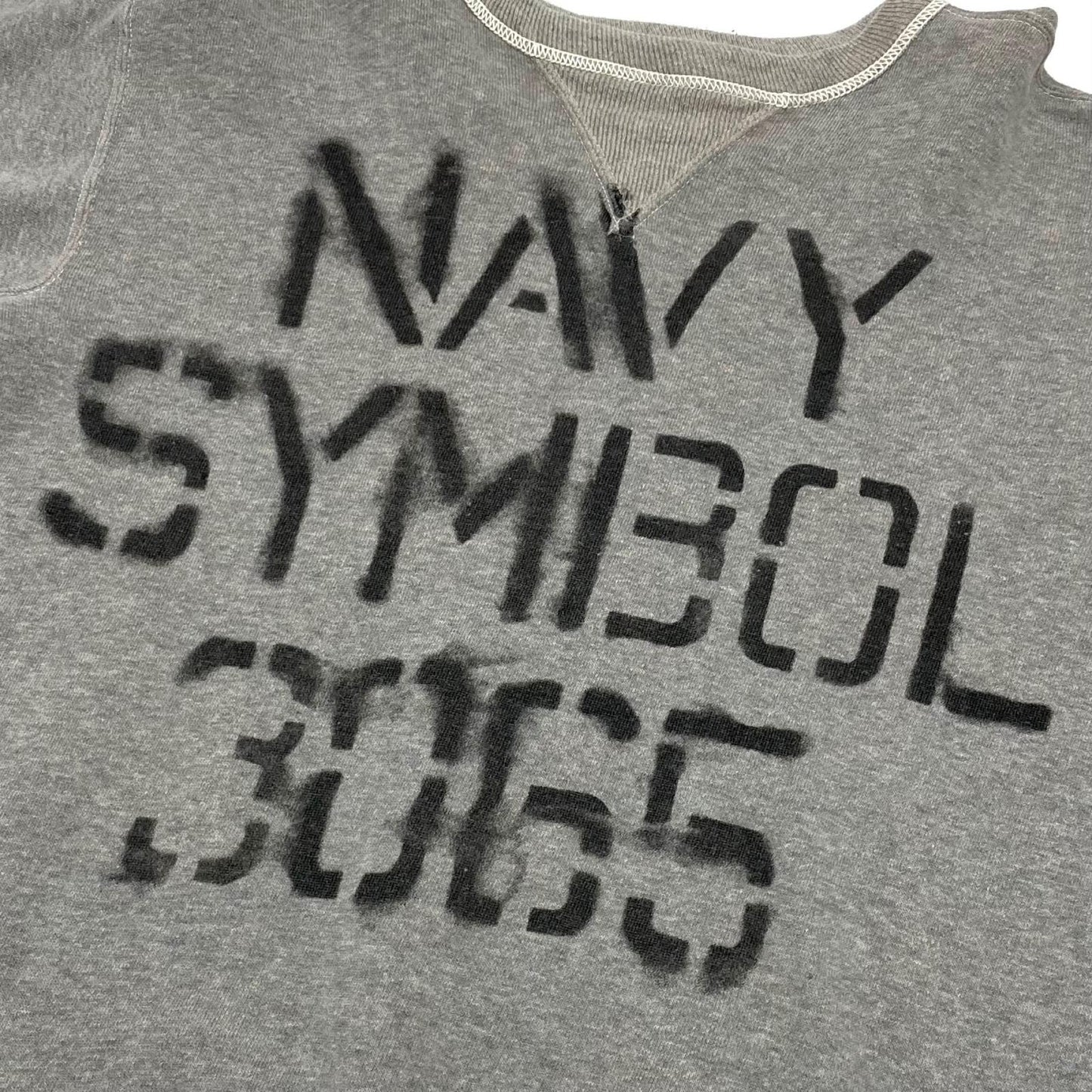 【中古】WARE HOUSE | ウェアハウス　NAVY SYMBOL 長袖スウェット グレー サイズ：42【尾張小牧店】
