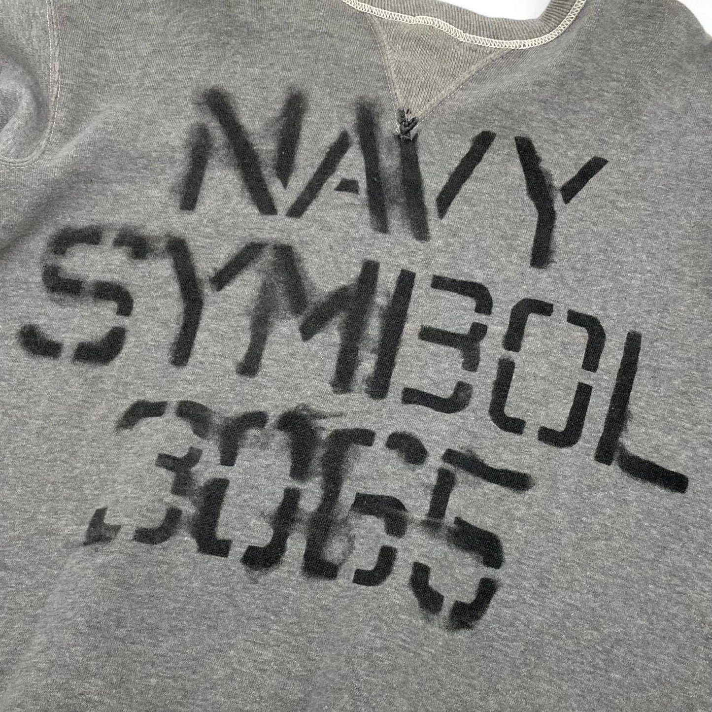 【中古】WARE HOUSE | ウェアハウス　NAVY SYMBOL 長袖スウェット グレー サイズ：42【尾張小牧店】