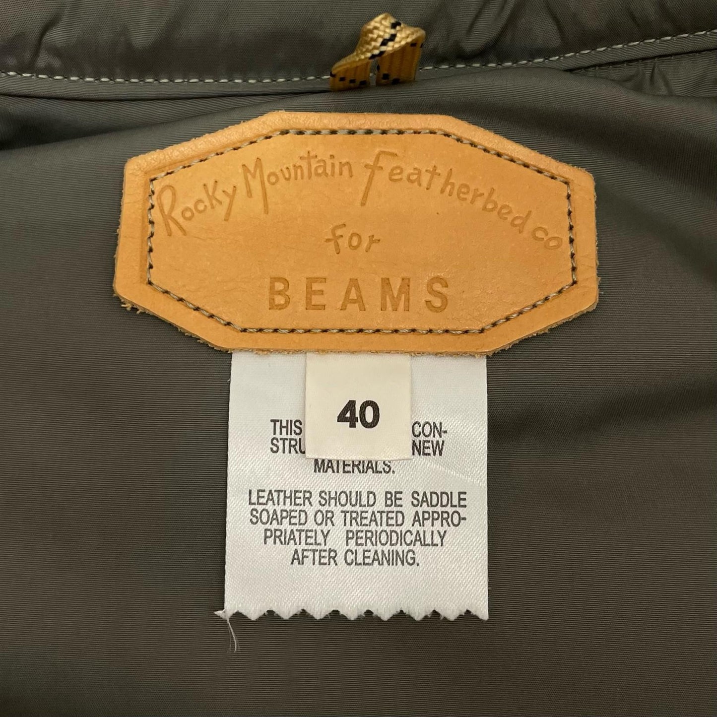 Rocky Mountain FeatherBed | ロッキーマウンテンフェザーベッド ダウンベスト 290-182-10 カモ柄 サイズ：40【尾張小牧店】