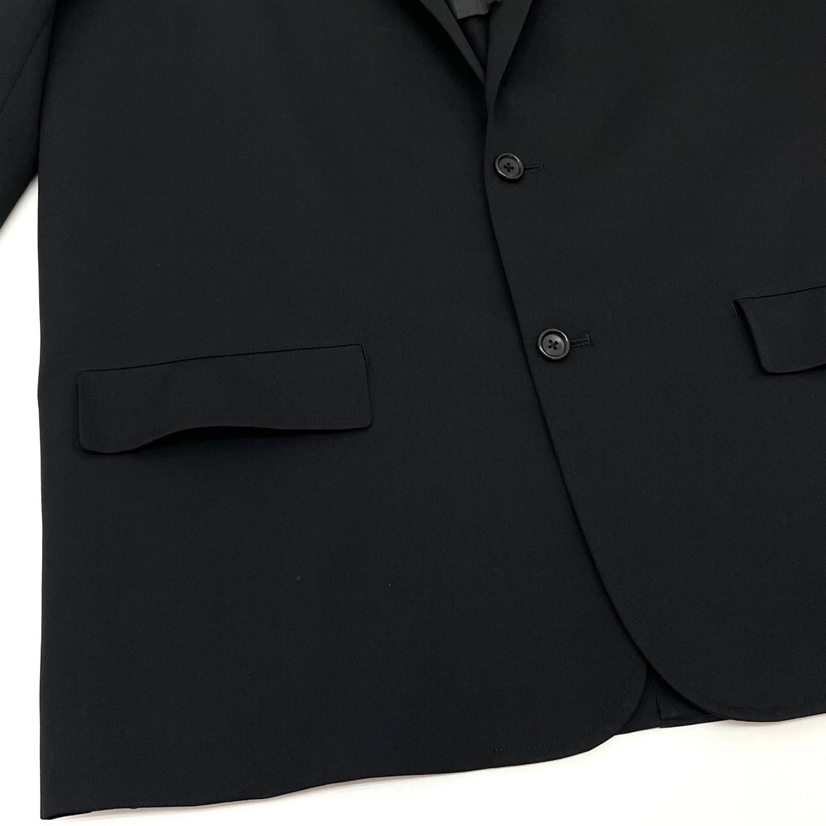 【中古】Graphpaper | グラフペーパー　24SS Scale Off Wool Jacket テーラードジャケット GM241-20168B ブラック サイズ：2【尾張小牧店】