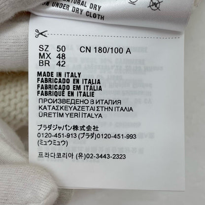 PRADA | プラダ ニット UMB645 S232 13HI アイボリー サイズ：50【尾張小牧店】