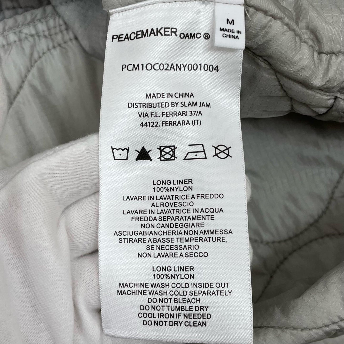 OAMC | オーエーエムシー Long Liner その他アウター PCM1OC02ANY001004 グレー サイズ：M【尾張小牧店】