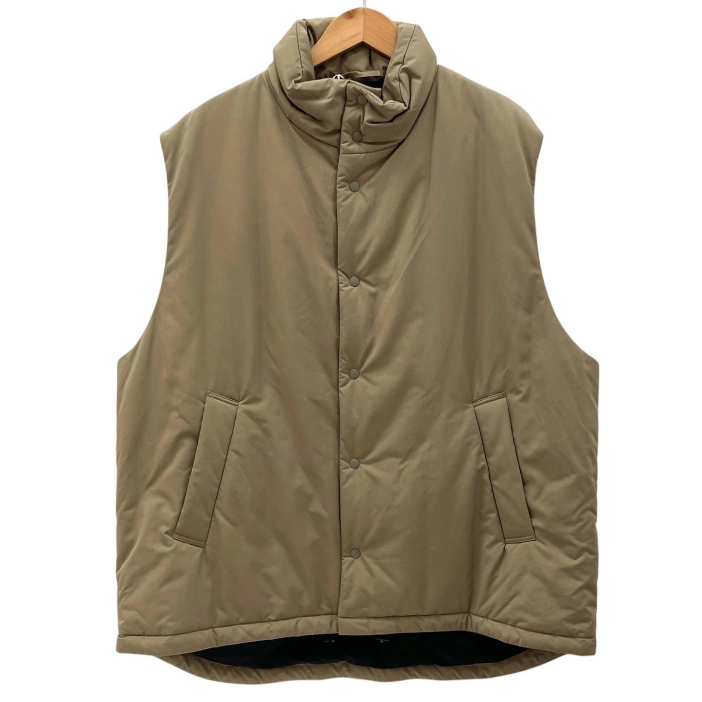 ATON | エイトン NYLON TWILL PADDED VEST 中綿ベスト 7110478 ブラウン【尾張小牧店】