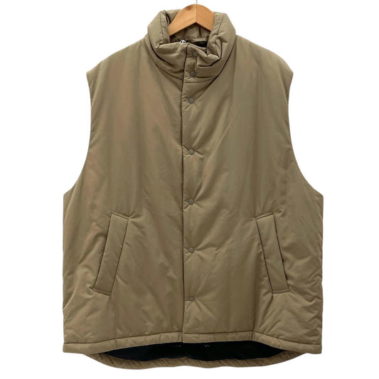 ATON | エイトン NYLON TWILL PADDED VEST 中綿ベスト 7110478 ブラウン【尾張小牧店】