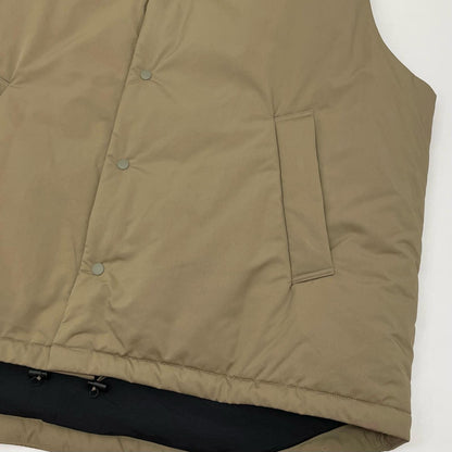 ATON | エイトン NYLON TWILL PADDED VEST 中綿ベスト 7110478 ブラウン【尾張小牧店】
