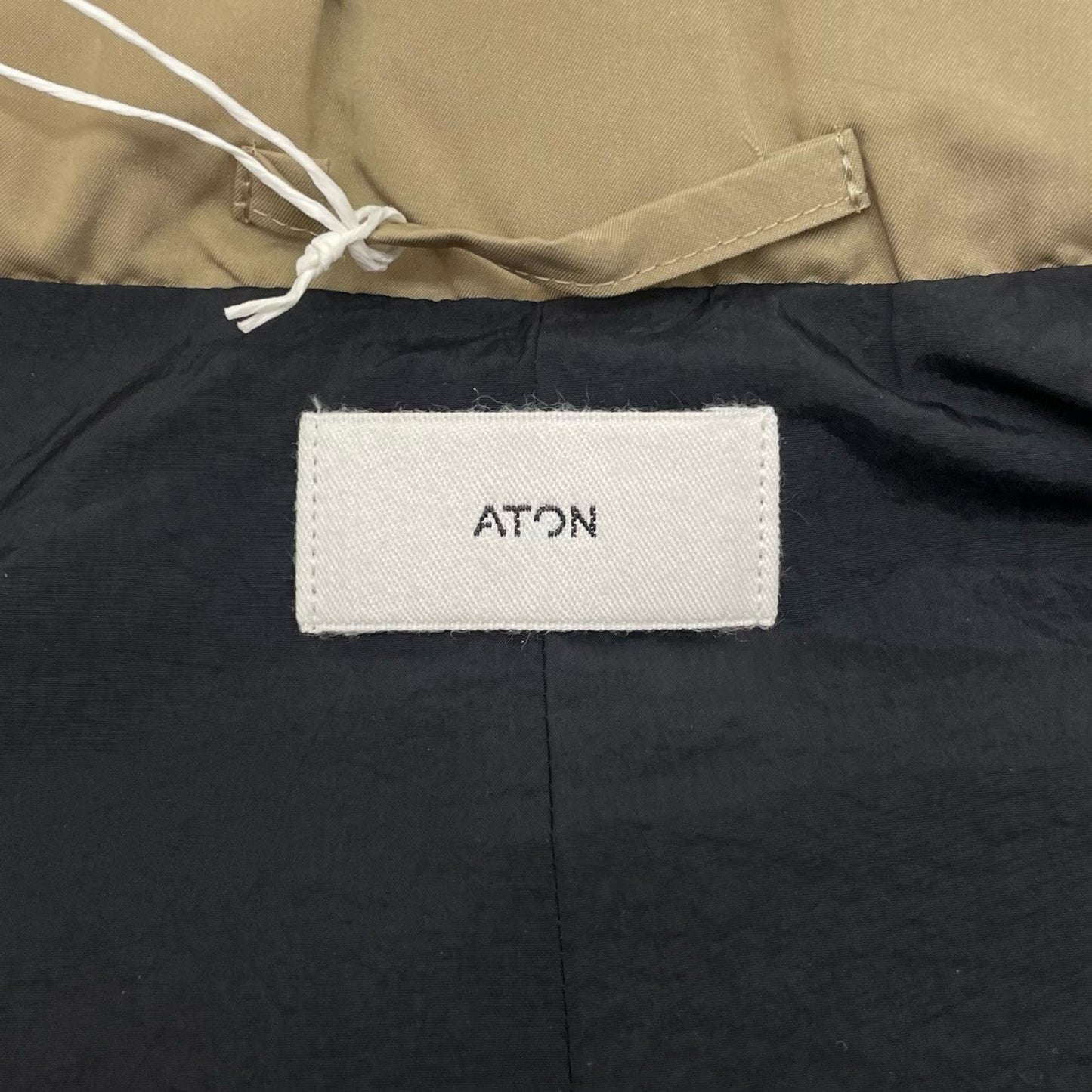 ATON | エイトン NYLON TWILL PADDED VEST 中綿ベスト 7110478 ブラウン【尾張小牧店】