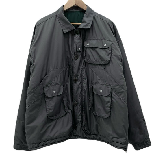 NOROLL | ノーロール TWOFACE JACKET 中綿ジャケット グレー×グリーン サイズ：35【尾張小牧店】