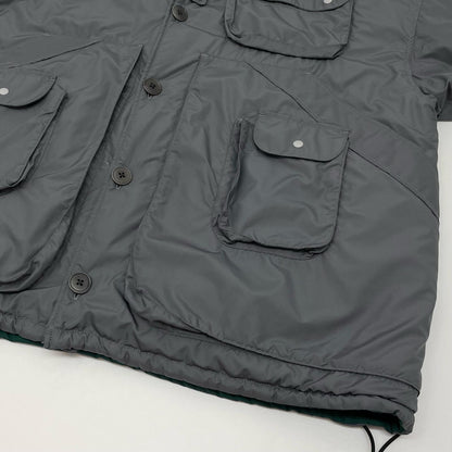 NOROLL | ノーロール TWOFACE JACKET 中綿ジャケット グレー×グリーン サイズ：35【尾張小牧店】