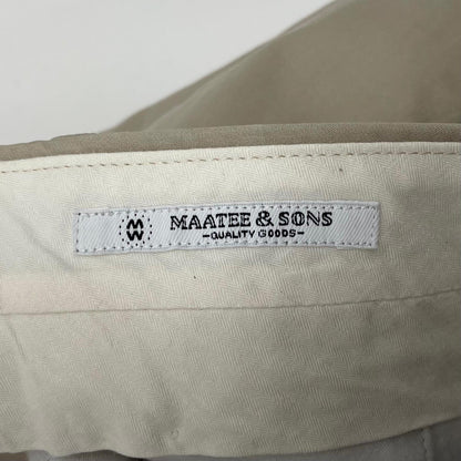 【中古】MAATEE&SONS | マーティーアンドサンズ スラックス ベージュ サイズ：2【尾張小牧店】