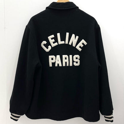 CELINE | セリーヌ BASEBALL TEDDY JACKET スタジャン ブラック サイズ：50【尾張小牧店】