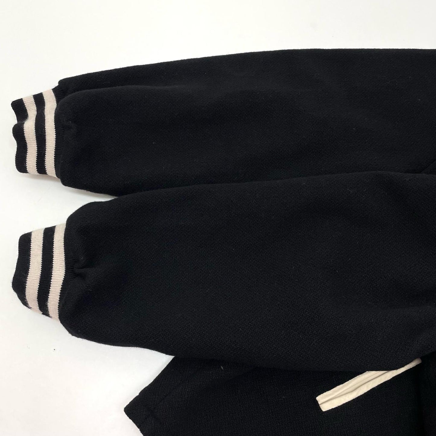 CELINE | セリーヌ BASEBALL TEDDY JACKET スタジャン ブラック サイズ：50【尾張小牧店】