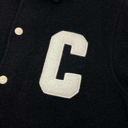 CELINE | セリーヌ BASEBALL TEDDY JACKET スタジャン ブラック サイズ：50【尾張小牧店】